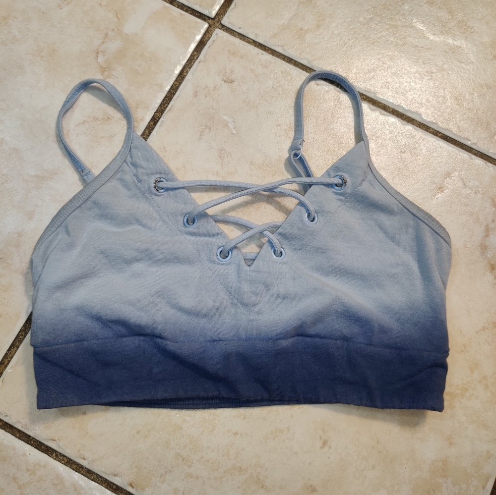 Sports Bra Bralette Ombre Bandeau